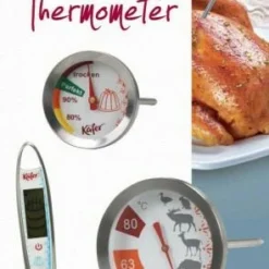 Käfer Digitales Haushaltsthermometer E546A -Kitchenaid Shop Kaefer Thermometer klein l