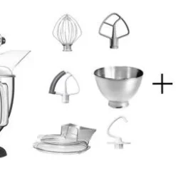 KitchenAid Küchenmaschine ARTISAN 175PS In Gusseisen Schwarz Mit Speiseeismaschine