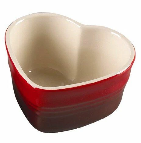 Le Creuset Herz-Förmchen In Kirschrot 1 Le Creuset Herz-Förmchen In Kirschrot