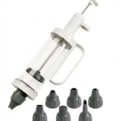 Dr. Oetker Einhand-Garnierspritze, 7-teilig