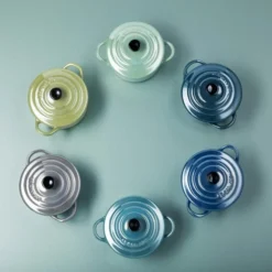 Le Creuset Mini Cocotte In Creme Metallic 6 Le Creuset Mini Cocotte In Creme Metallic -Kitchenaid Shop Metallics LS03