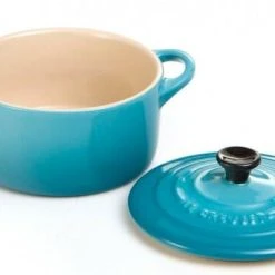 Le Creuset Mini Cocotte In Karibik -Kitchenaid Shop Mini Cocotte rund ka l