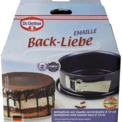 Dr. Oetker Springform Mit Emaille-Servierboden Back-Liebe 18 Cm -Kitchenaid Shop PACK 1104 0
