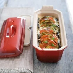 Le Creuset Pastetenform Aus Steinzeug In Kirschrot 32 X 11 Cm/ 1,3 Liter -Kitchenaid Shop Poterie 1 2 2 l 1