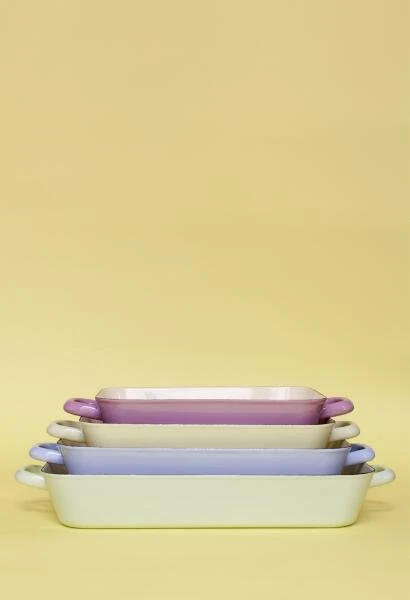 Riess Emaille Riess Auflaufform Mit Griffen Aus Emaille In Pastell-blau 2 Riess Emaille Riess Auflaufform Mit Griffen Aus Emaille In Pastell-blau – Bild 2