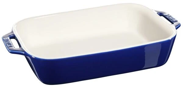 Staub Auflaufform Aus Keramik In Dunkelbau 32 Cm / 27 X 20 X 6 Cm / Ca. 2,4 L 1 Staub Auflaufform Aus Keramik In Dunkelbau 32 Cm / 27 X 20 X 6 Cm / Ca. 2,4 L