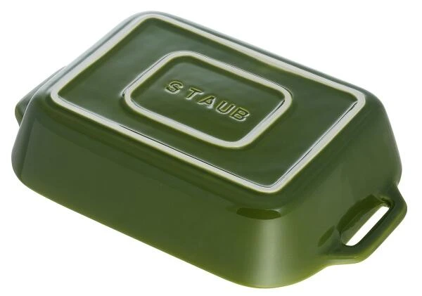 Staub Auflaufform Aus Keramik In Basilikumgrün 25,8 Cm / 20 X 16,8 X 5,4 Cm / Ca. 1,1 L 2 Staub Auflaufform Aus Keramik In Basilikumgrün 25,8 Cm / 20 X 16,8 X 5,4 Cm / Ca. 1,1 L – Bild 2