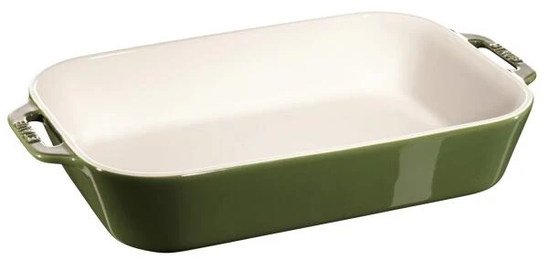 Staub Auflaufform Aus Keramik In Basilikumgrün 25,8 Cm / 20 X 16,8 X 5,4 Cm / Ca. 1,1 L 1 Staub Auflaufform Aus Keramik In Basilikumgrün 25,8 Cm / 20 X 16,8 X 5,4 Cm / Ca. 1,1 L