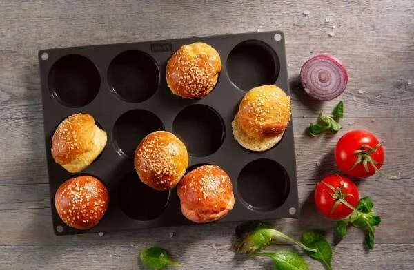 Lurch Flexiform Burger Buns, 12-fach 2 Lurch Flexiform Burger Buns, 12-fach – Bild 2