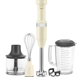 KitchenAid Stabmixer Set In Creme, Kabelgebunden