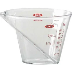 OXO Good Grips Abgewinkelter Mini-Messbecher 60 Ml