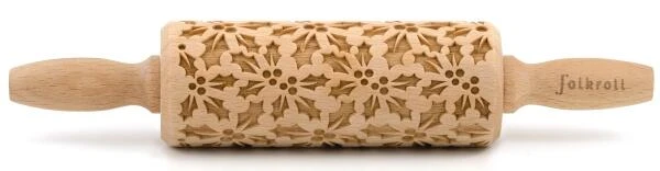 Folkroll Teigrolle Stechpalme Junior, 23 Cm 2 Folkroll Teigrolle Stechpalme Junior, 23 Cm – Bild 2